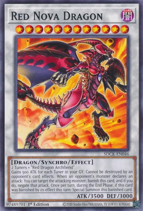 Red Nova Dragon [SDCK-EN046] Common | Exor Games Bridgewater