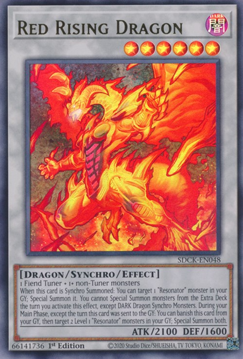 Red Rising Dragon [SDCK-EN048] Ultra Rare | Exor Games Bridgewater