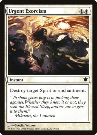 Urgent Exorcism [Innistrad] | Exor Games Bridgewater