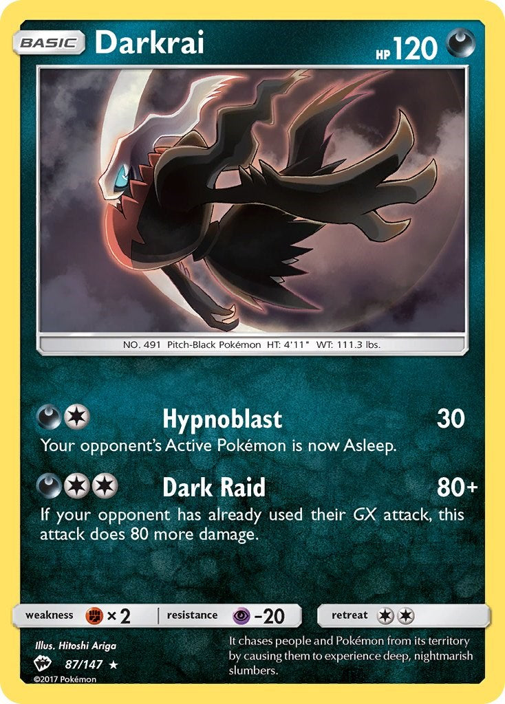 Darkrai (87/147) [Sun & Moon: Burning Shadows] | Exor Games Bridgewater