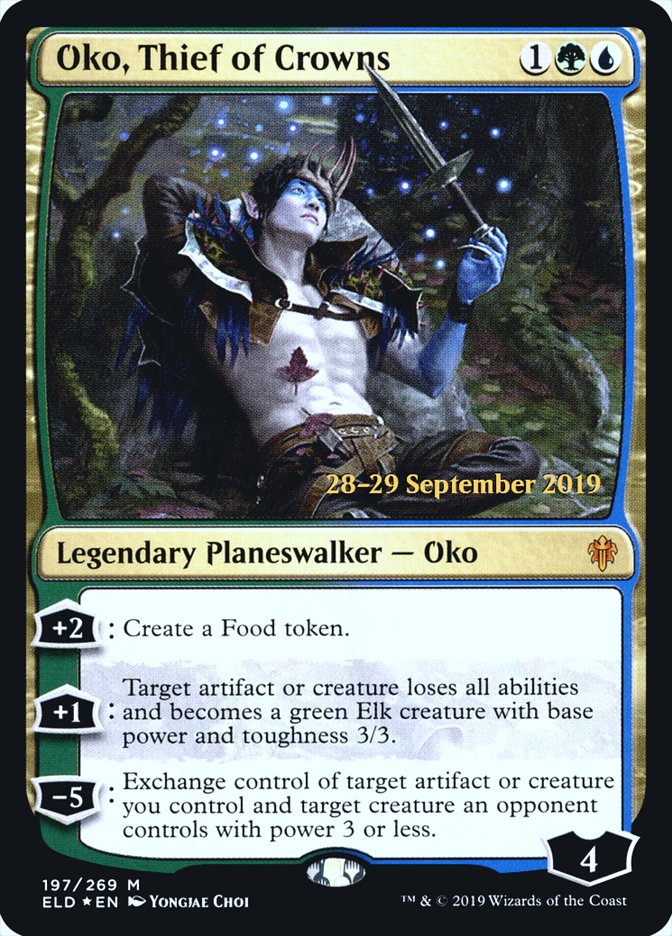 Oko, Thief of Crowns  [Throne of Eldraine Prerelease Promos] | Exor Games Bridgewater