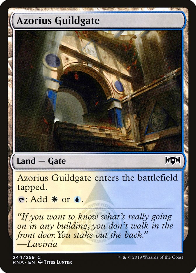 Azorius Guildgate (244/259) [Ravnica Allegiance] | Exor Games Bridgewater