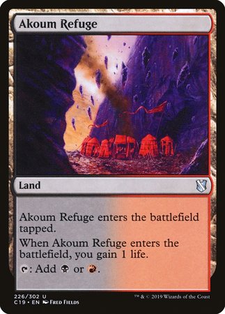 Akoum Refuge [Commander 2019] | Exor Games Bridgewater