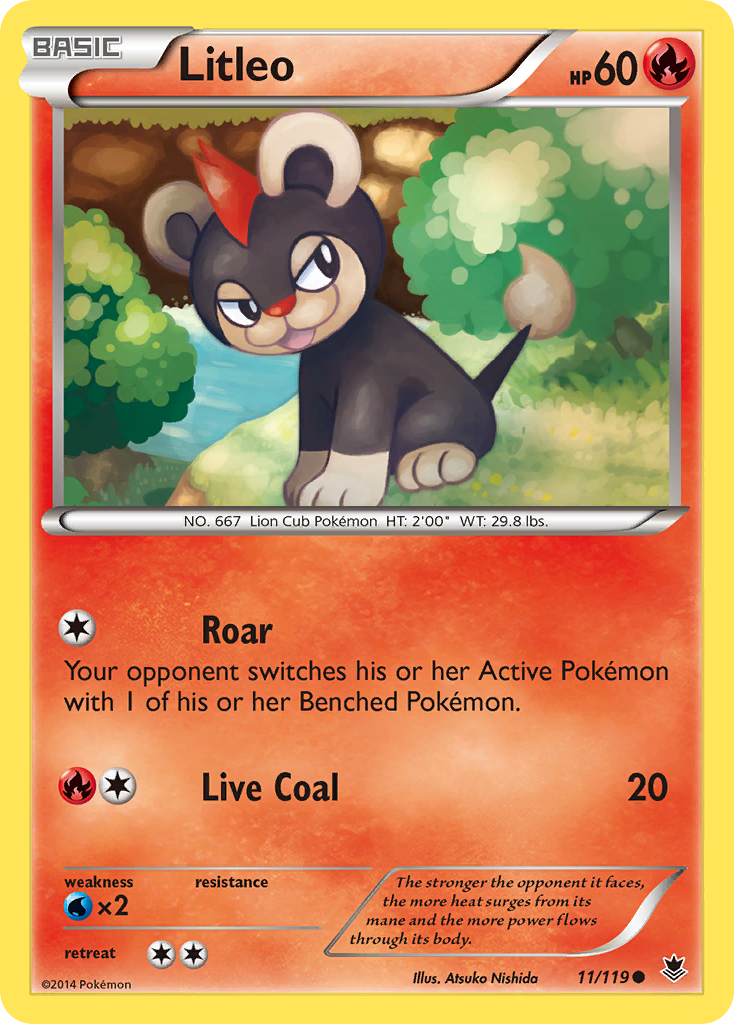 Litleo (11/119) [XY: Phantom Forces] | Exor Games Bridgewater