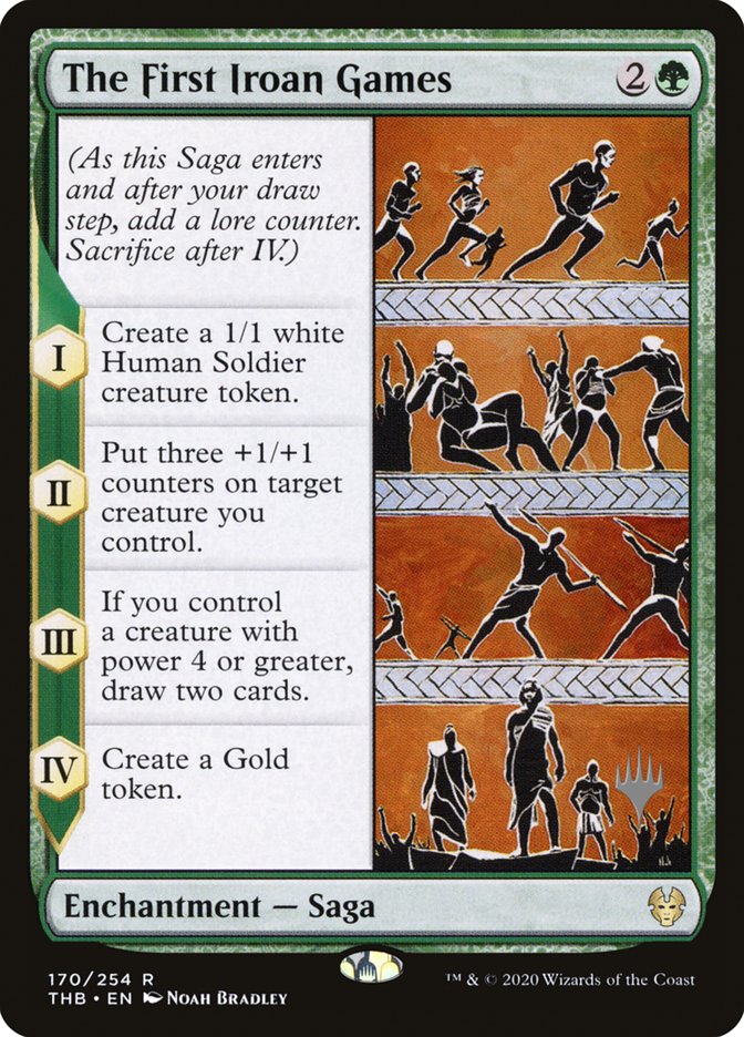 The First Iroan Games (Promo Pack) [Theros Beyond Death Promos] | Exor Games Bridgewater