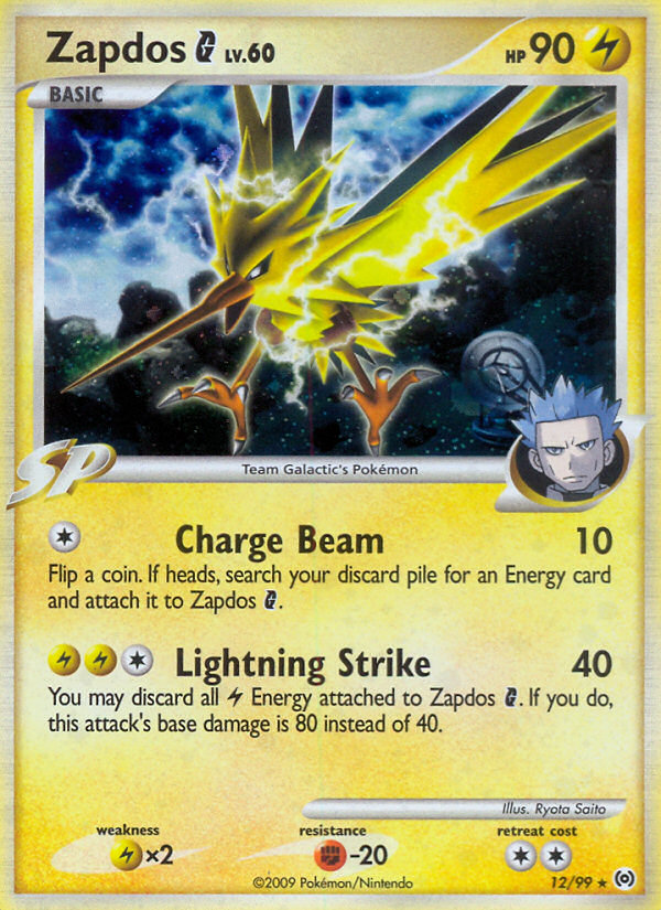 Zapdos G (12/99) [Platinum: Arceus] | Exor Games Bridgewater