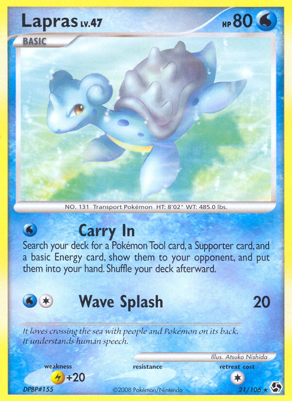 Lapras (21/106) [Diamond & Pearl: Great Encounters] | Exor Games Bridgewater