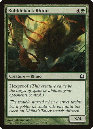 Rubbleback Rhino [Return to Ravnica] | Exor Games Bridgewater