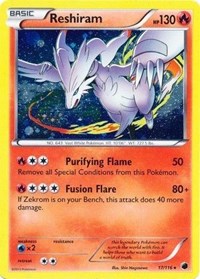 Reshiram (17/116) (Cosmos Holo) [Black & White: Plasma Freeze] | Exor Games Bridgewater