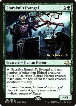 Emrakul's Evangel [Eldritch Moon Promos] | Exor Games Bridgewater