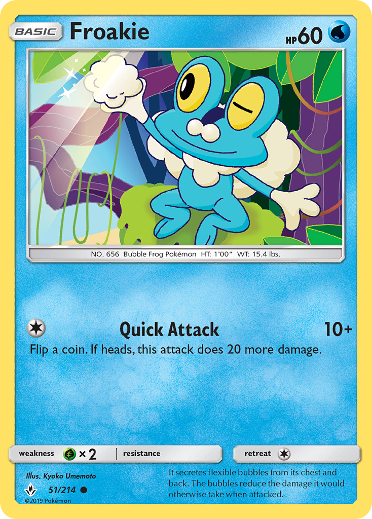 Froakie (51/214) [Sun & Moon: Unbroken Bonds] | Exor Games Bridgewater