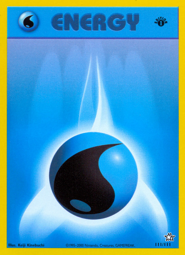 Water Energy (111/111) [Neo Genesis 1st Edition] | Exor Games Bridgewater