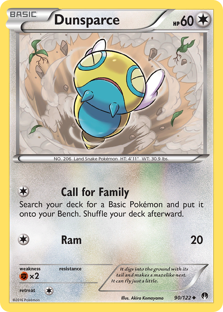 Dunsparce (90/122) [XY: BREAKpoint] | Exor Games Bridgewater