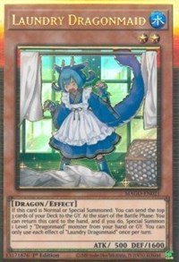 Laundry Dragonmaid [MAGO-EN021] Gold Rare | Exor Games Bridgewater