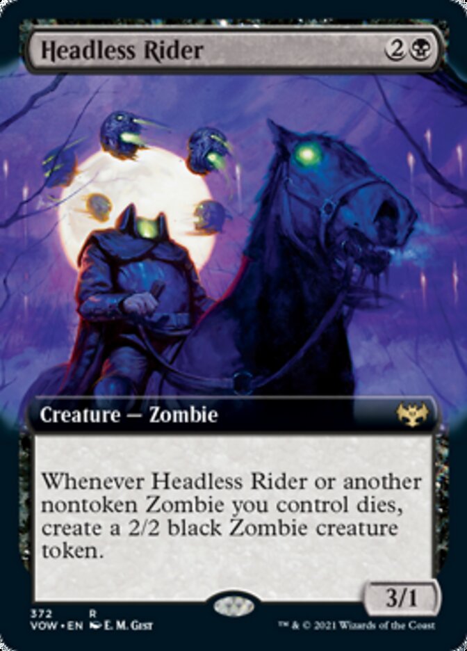 Headless Rider (Extended) [Innistrad: Crimson Vow] | Exor Games Bridgewater