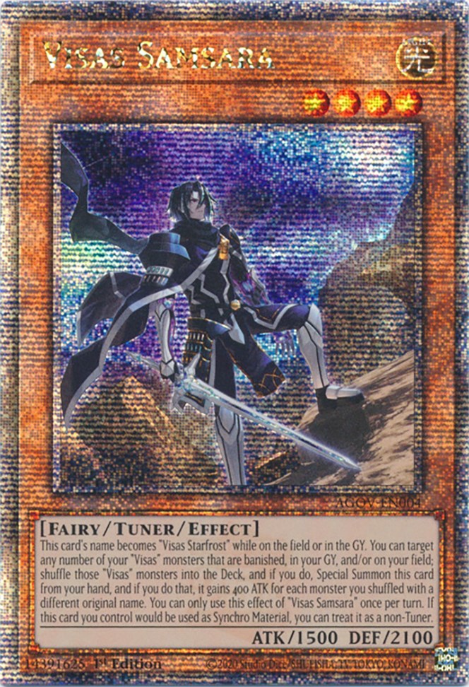 Visas Samsara (Quarter Century Secret Rare) [AGOV-EN004] Quarter Century Secret Rare | Exor Games Bridgewater