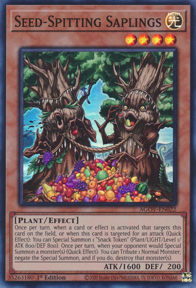 Seed-Spitting Saplings [AGOV-EN022] Super Rare | Exor Games Bridgewater