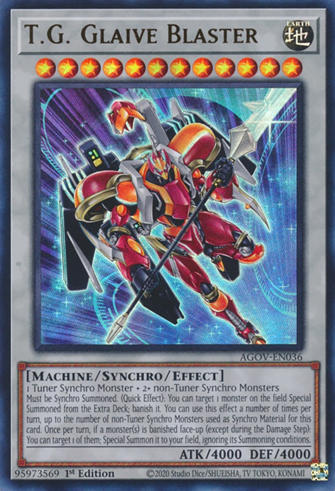 T.G. Glaive Blaster [AGOV-EN036] Ultra Rare | Exor Games Bridgewater