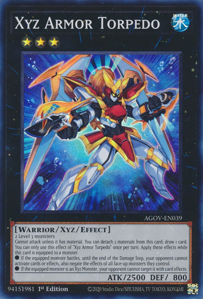 Xyz Armor Torpedo [AGOV-EN039] Super Rare | Exor Games Bridgewater