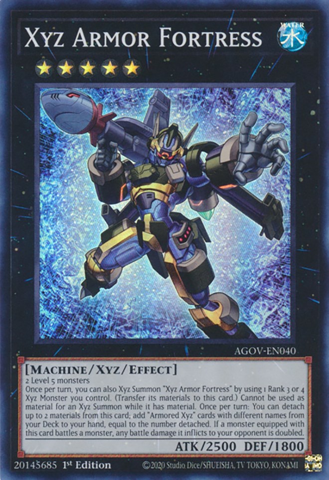 Xyz Armor Fortress [AGOV-EN040] Super Rare | Exor Games Bridgewater