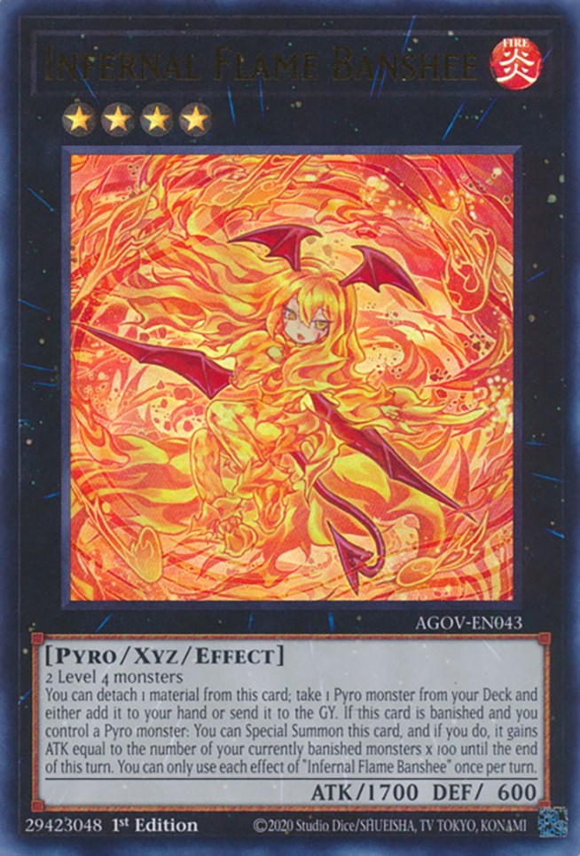 Infernal Flame Banshee [AGOV-EN043] Ultra Rare | Exor Games Bridgewater