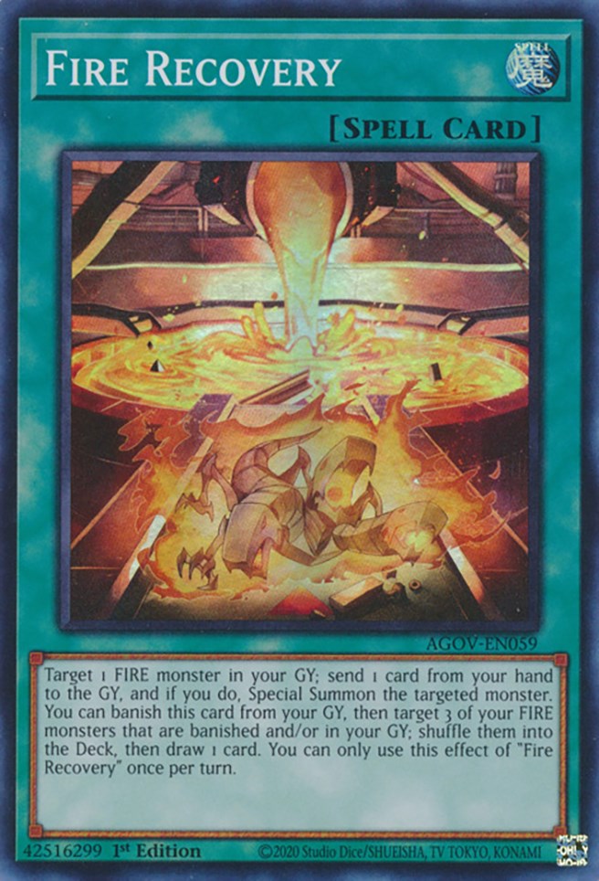 Fire Recovery [AGOV-EN059] Super Rare | Exor Games Bridgewater