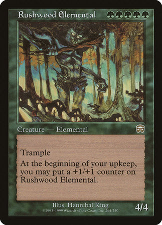 Rushwood Elemental [Mercadian Masques] | Exor Games Bridgewater