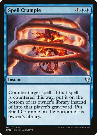 Spell Crumple [Commander Anthology Volume II] | Exor Games Bridgewater