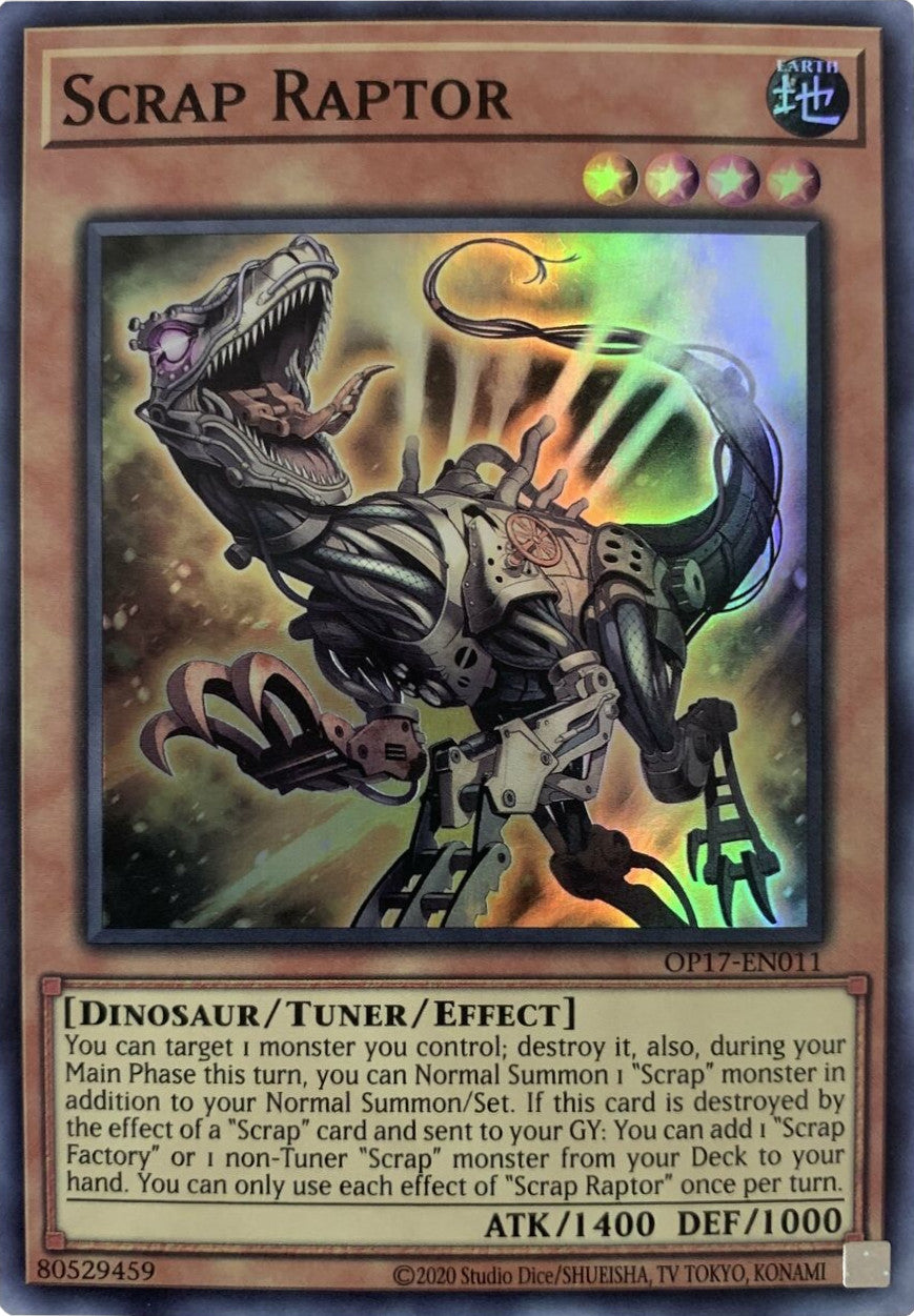 Scrap Raptor [OP17-EN011] Super Rare | Exor Games Bridgewater