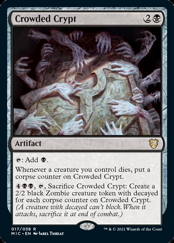 Crowded Crypt [Innistrad: Midnight Hunt Commander] | Exor Games Bridgewater