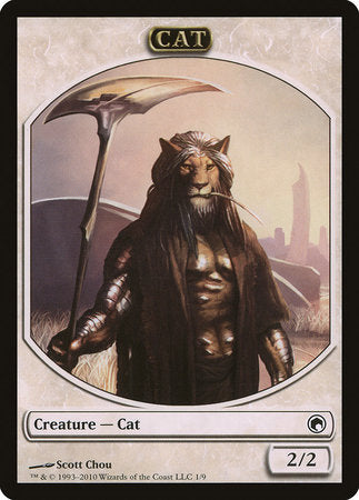 Cat Token [Scars of Mirrodin Tokens] | Exor Games Bridgewater