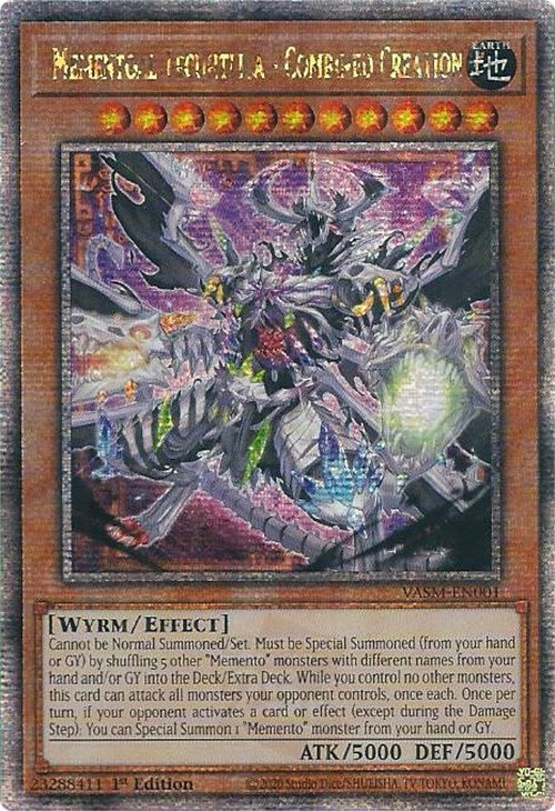 Mementoal Tecuhtlica - Combined Creation (Quarter Century Secret Rare) [VASM-EN001] Quarter Century Secret Rare | Exor Games Bridgewater