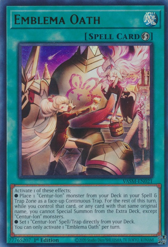 Emblema Oath [VASM-EN021] Ultra Rare | Exor Games Bridgewater