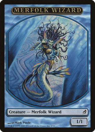 Merfolk Wizard Token [Lorwyn Tokens] | Exor Games Bridgewater