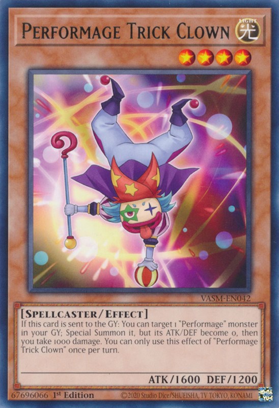 Performage Trick Clown [VASM-EN042] Rare | Exor Games Bridgewater