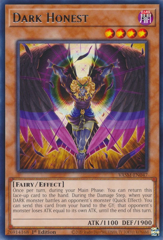 Dark Honest [VASM-EN047] Rare | Exor Games Bridgewater