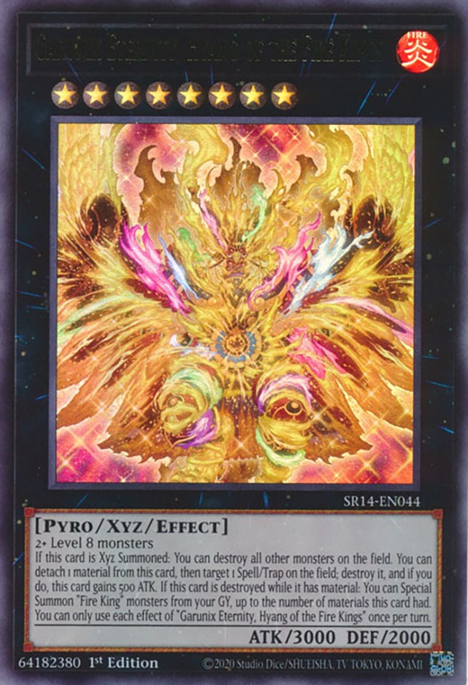 Garunix Eternity, Hyang of the Fire Kings [SR14-EN044] Ultra Rare | Exor Games Bridgewater