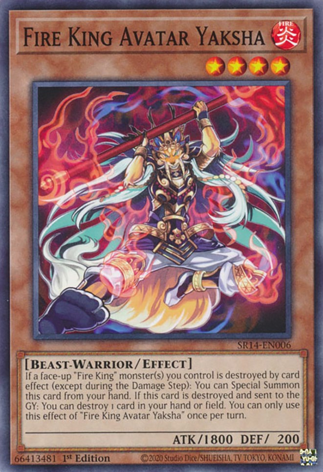 Fire King Avatar Yaksha [SR14-EN006] Common | Exor Games Bridgewater