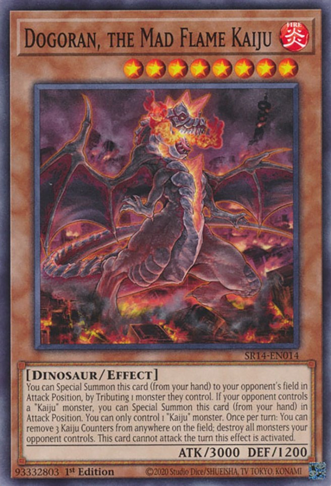 Dogoran, the Mad Flame Kaiju [SR14-EN014] Common | Exor Games Bridgewater