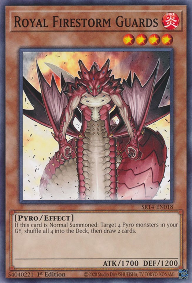 Royal Firestorm Guards [SR14-EN018] Common | Exor Games Bridgewater