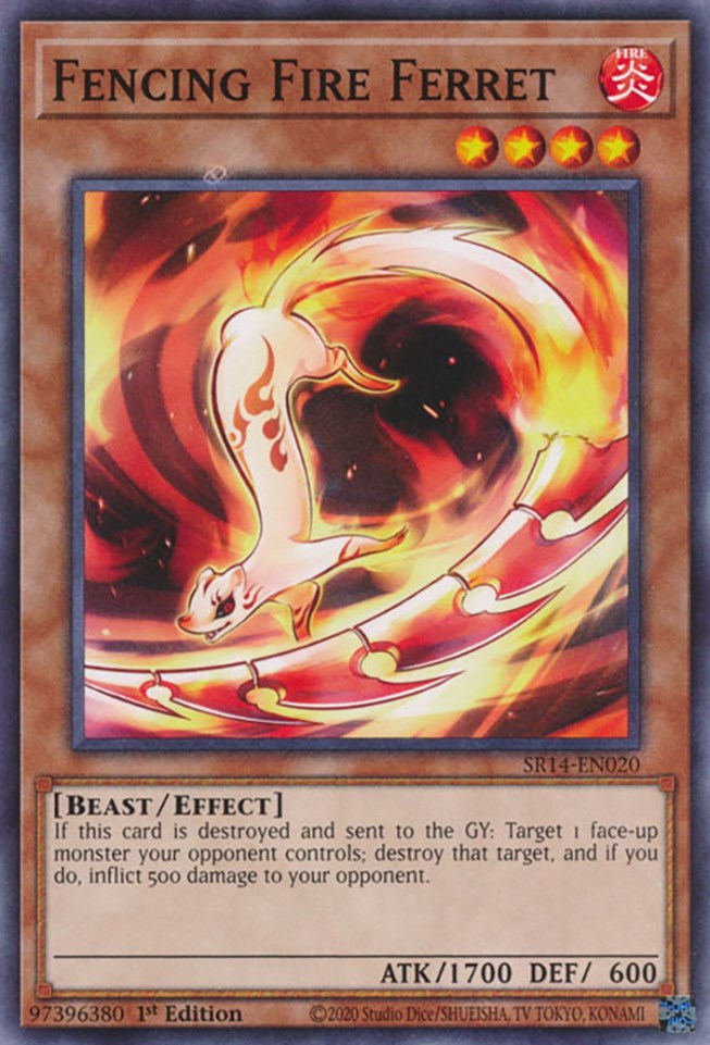 Fencing Fire Ferret [SR14-EN020] Common | Exor Games Bridgewater