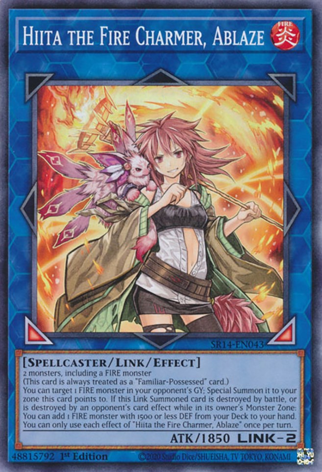 Hiita the Fire Charmer, Ablaze [SR14-EN043] Common | Exor Games Bridgewater