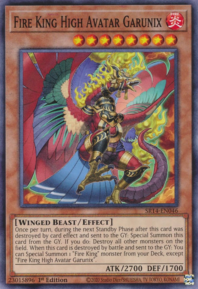 Fire King High Avatar Garunix [SR14-EN046] Common | Exor Games Bridgewater