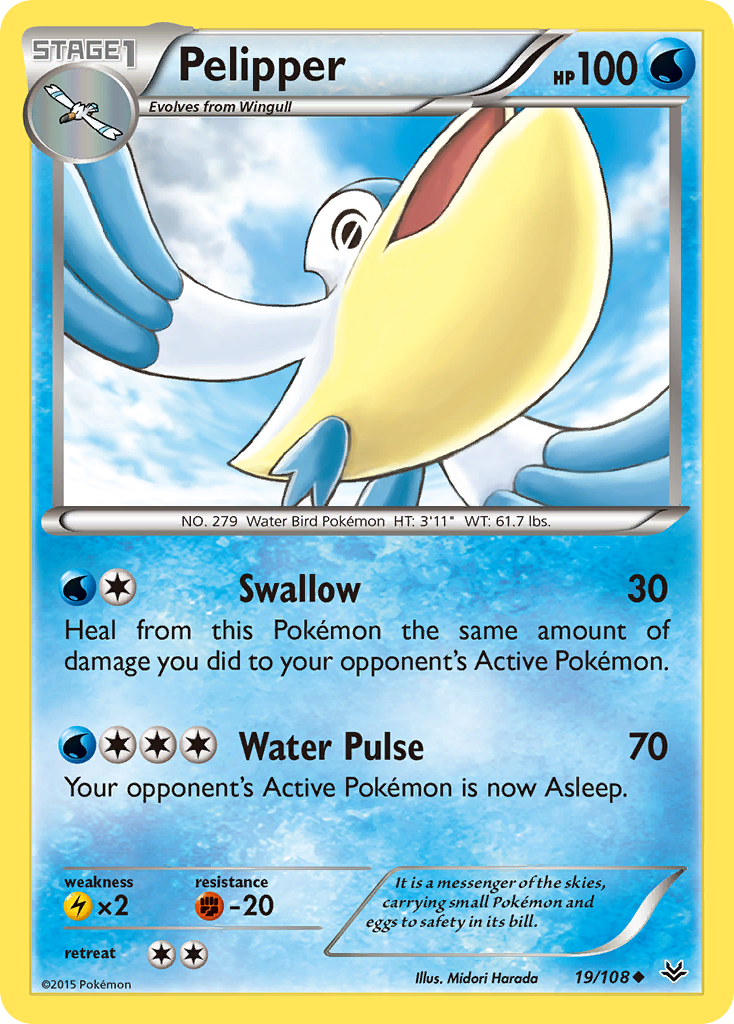 Pelipper (19/108) [XY: Roaring Skies] | Exor Games Bridgewater