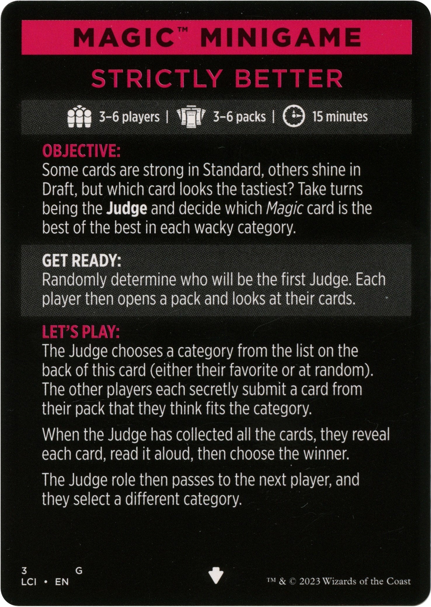 Strictly Better (Magic Minigame) [The Lost Caverns of Ixalan Minigame] | Exor Games Bridgewater