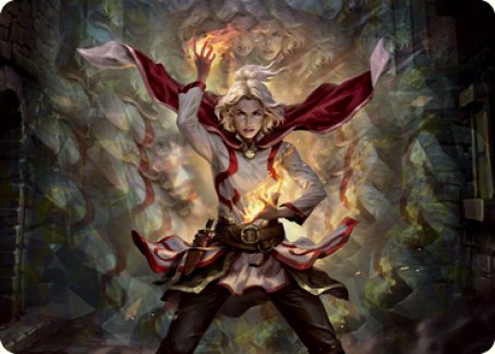 Delina, Wild Mage Art Card [Dungeons & Dragons: Adventures in the Forgotten Realms Art Series] | Exor Games Bridgewater