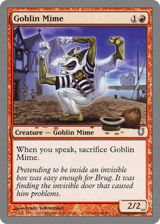 Goblin Mime [Unhinged] | Exor Games Bridgewater