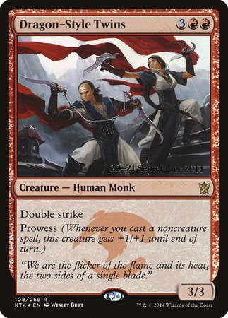 Dragon-Style Twins [Khans of Tarkir Promos] | Exor Games Bridgewater