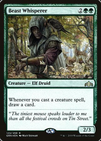 Beast Whisperer [Guilds of Ravnica Promos] | Exor Games Bridgewater