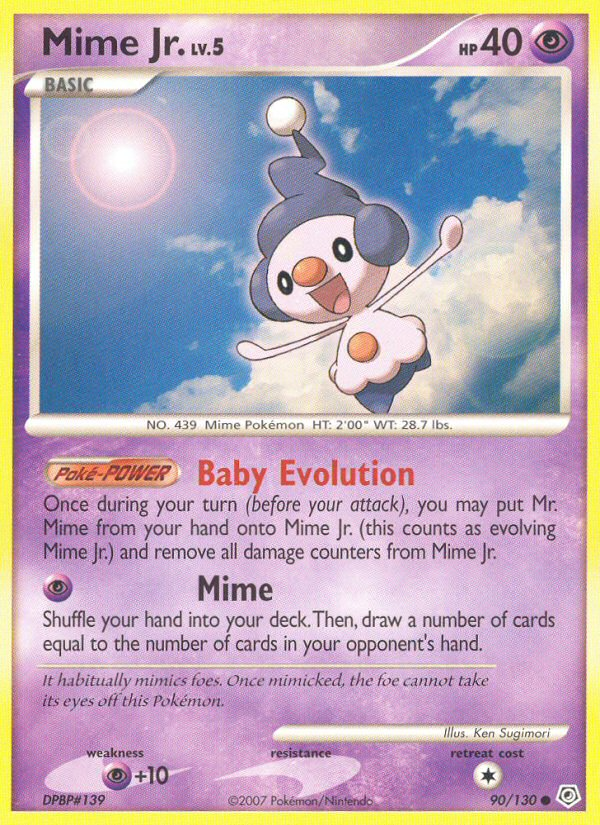 Mime Jr. (90/130) [Diamond & Pearl: Base Set] | Exor Games Bridgewater